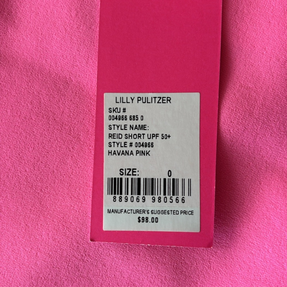 Lily Pulitzer Havana Pink Reid Short UPF50 - Picture 8 of 8